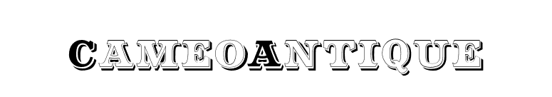 CameoAntique font preview
