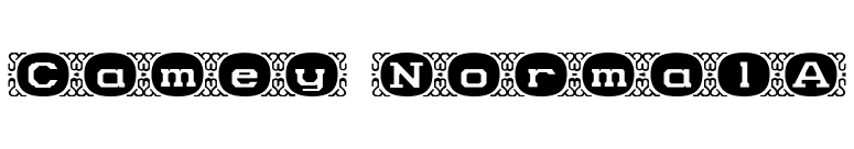 Camey NormalA font preview