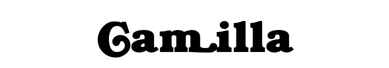Camilla font preview