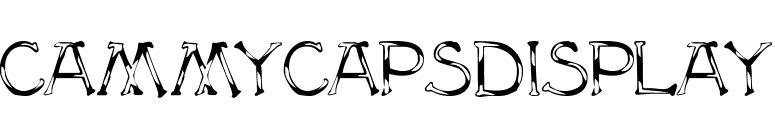 CammyCapsDisplay font preview