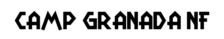 Camp Granada NF font preview