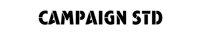 Campaign Std font preview