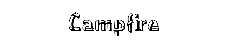 Campfire font preview