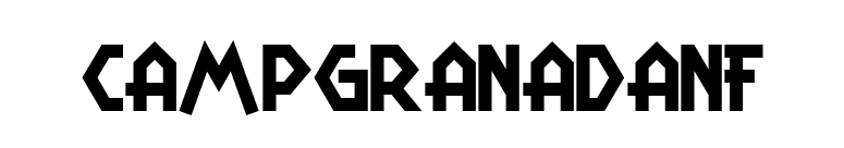 CampGranadaNF font preview