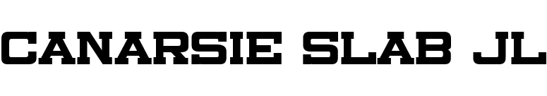 Canarsie Slab JL font preview