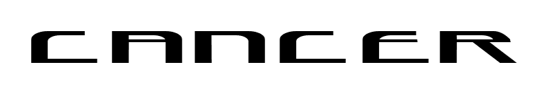 Cancer font preview