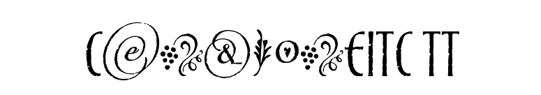 CancioneITC TT font preview