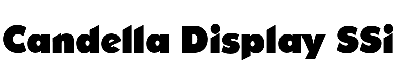 Candella Display SSi font preview