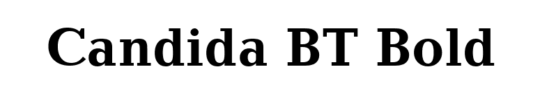 Candida BT Bold font preview
