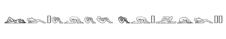 Candide Dingbats font preview