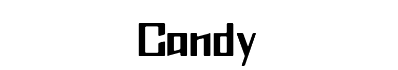Candy font preview