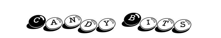Candy Bits font preview