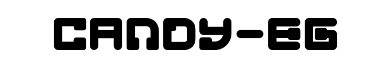 CANDY-EG font preview