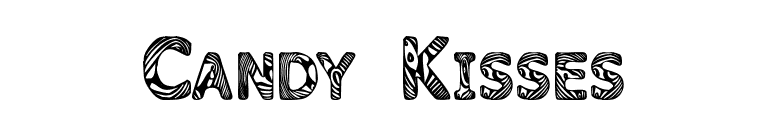 Candy Kisses font preview