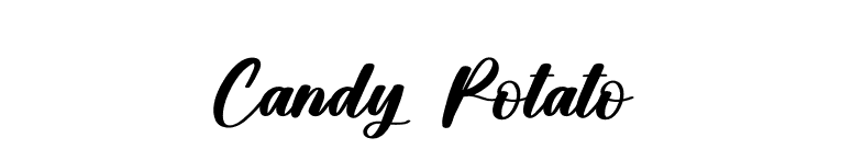Candy Potato font preview
