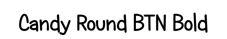 Candy Round BTN Bold font preview