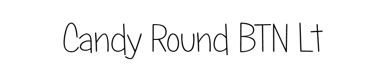 Candy Round BTN Lt font preview