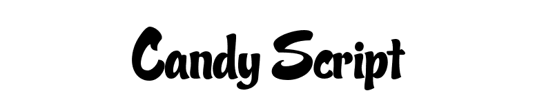 Candy Script font preview