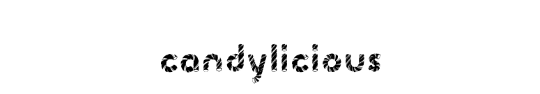 Candylicious font preview