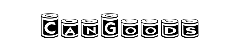 CanGoods font preview