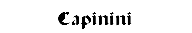 Capinini font preview