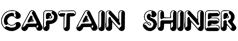 Captain Shiner font preview