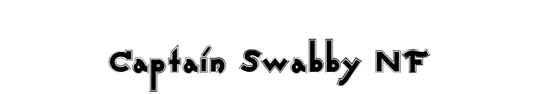 Captain Swabby NF font preview