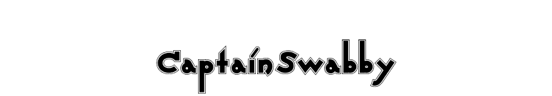 CaptainSwabby font preview