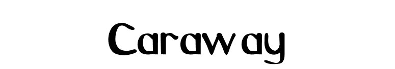 Caraway font preview