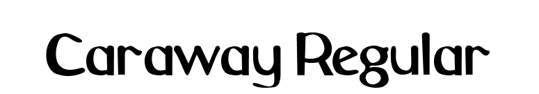 Caraway Regular font preview
