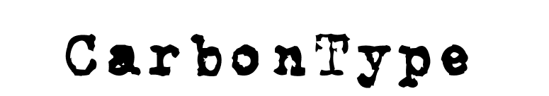 CarbonType font preview