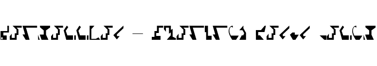 Cardassian - StarTrek canon based font preview