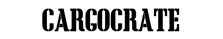 CargoCrate font preview
