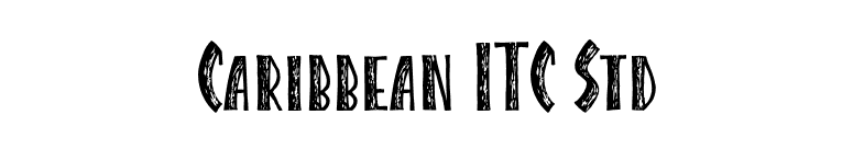 Caribbean ITC Std font preview