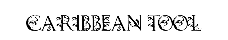 CARIBBEAN TOOL font preview