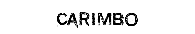 Carimbo font preview