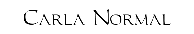 Carla Normal font preview