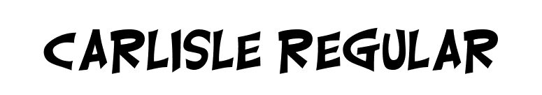 Carlisle Regular font preview
