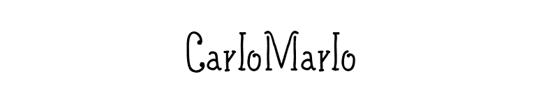 CarloMarlo font preview