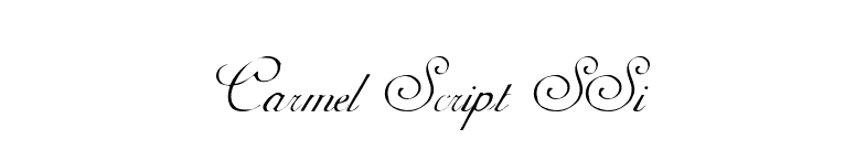 Carmel Script SSi font preview