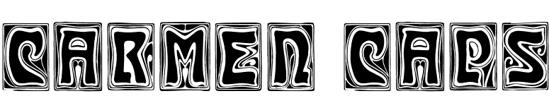 Carmen Caps font preview