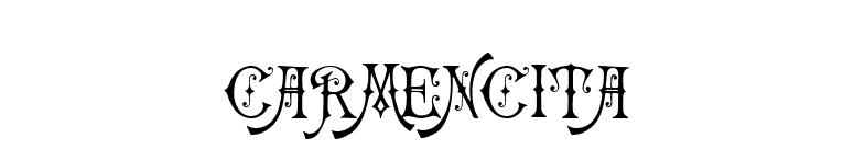 Carmencita font preview