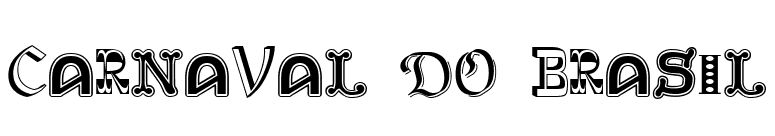 Carnaval do Brasil font preview