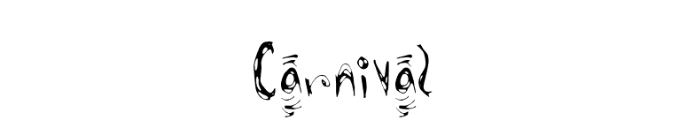 Carnival font preview
