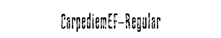 CarpediemEF-Regular font preview