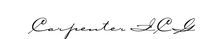 Carpenter ICG font preview
