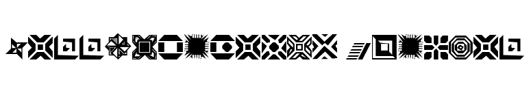 CarrDingbats1 Regular font preview
