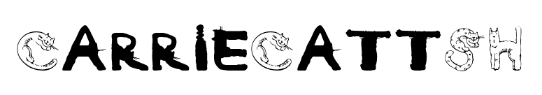 CarrieCattSH font preview