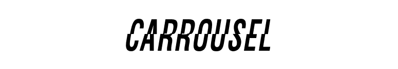 Carrousel font preview