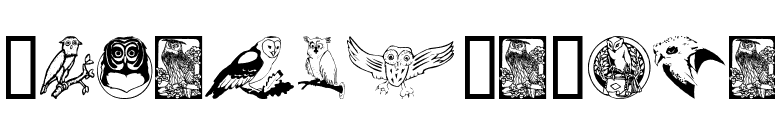 Carsten'sOwls font preview